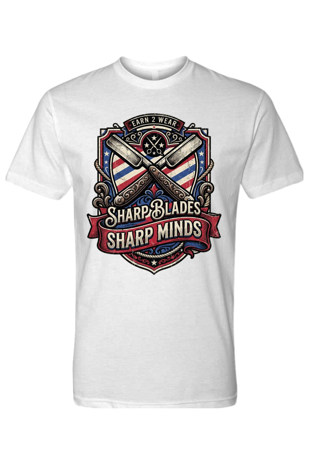 SHARP BLADES SHARP MINDS - T-SHIRT