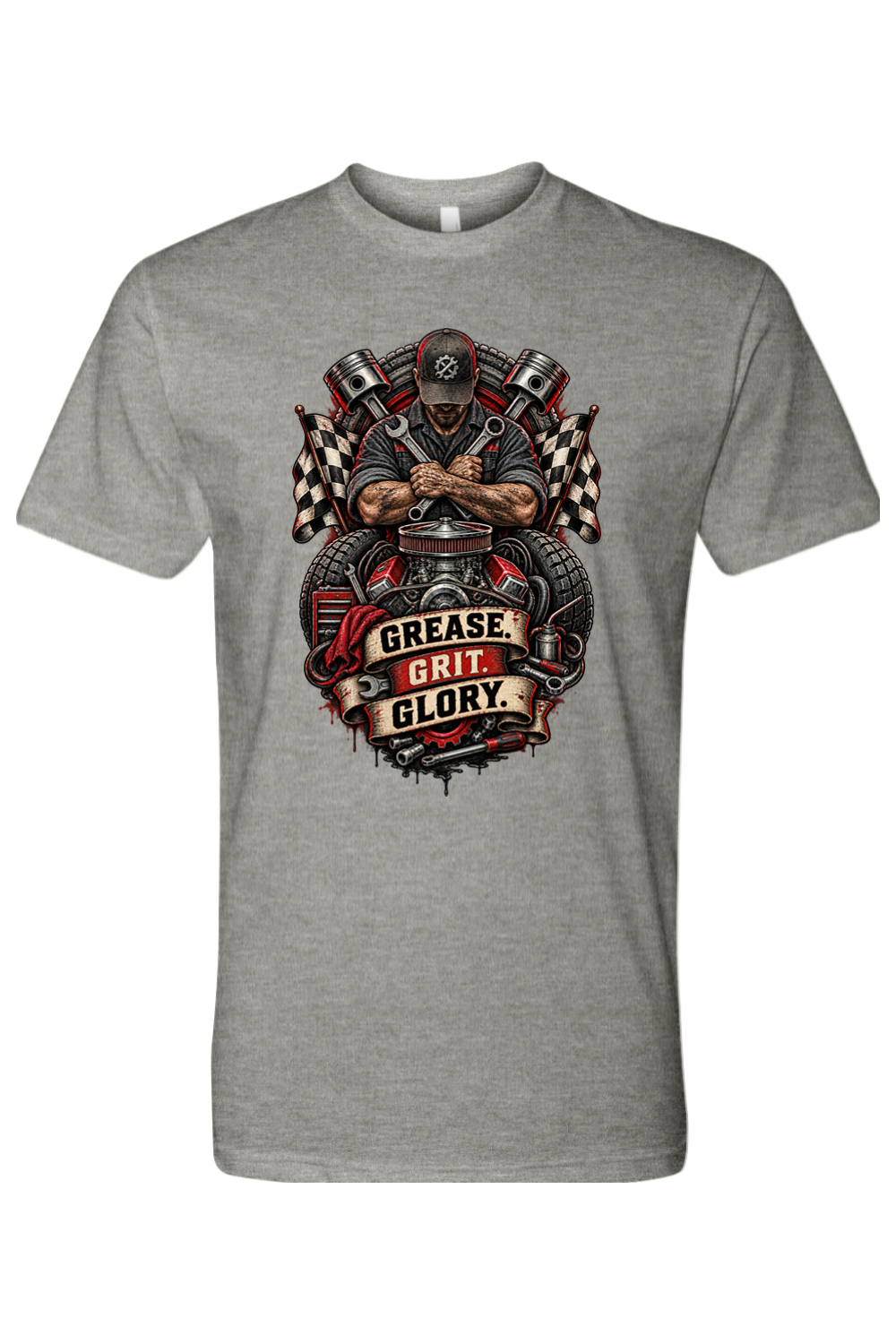 GREASE GRIT GLORT - T-Shirt 4
