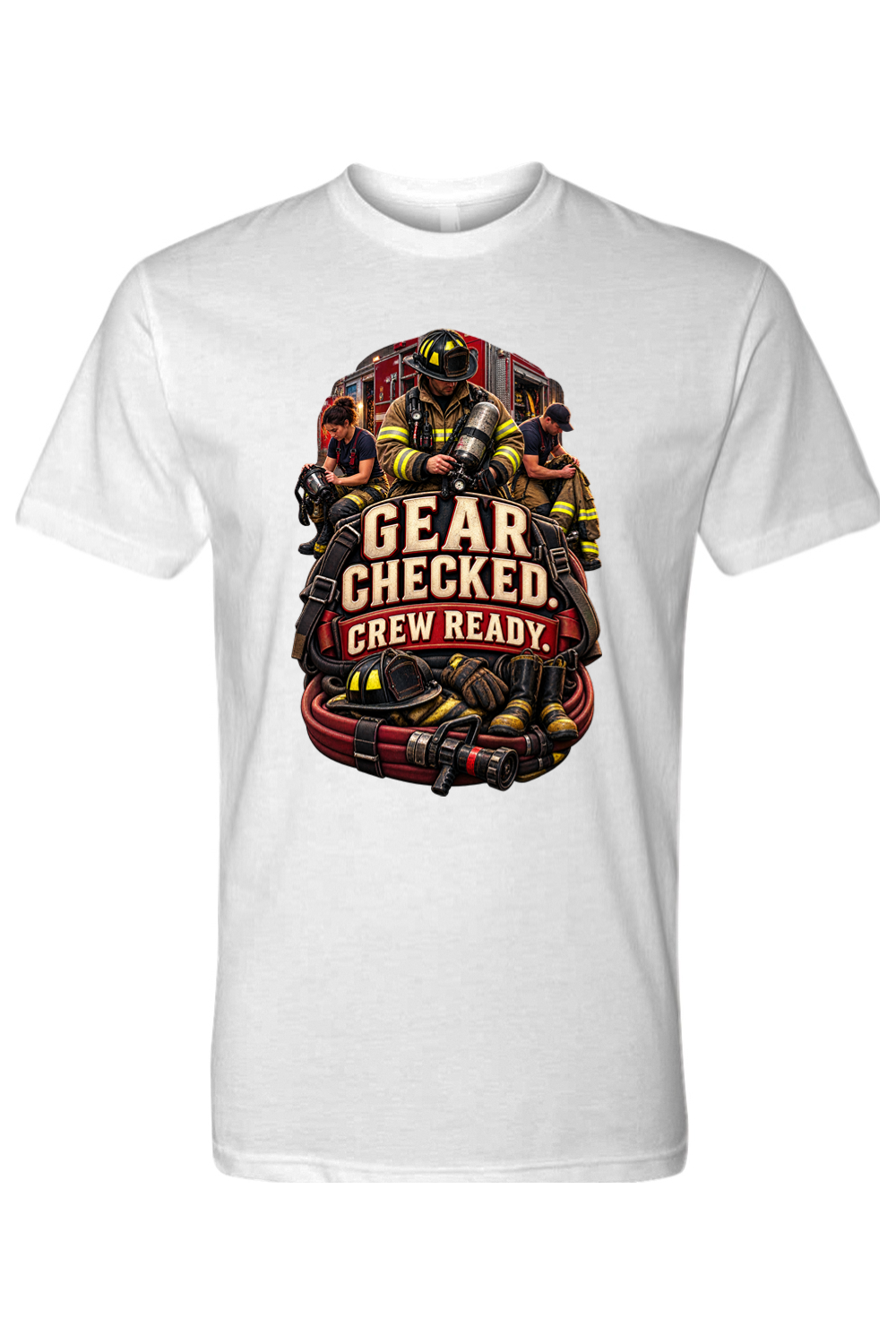 GEAR CHECKED. CREW READY. - T-Shirt