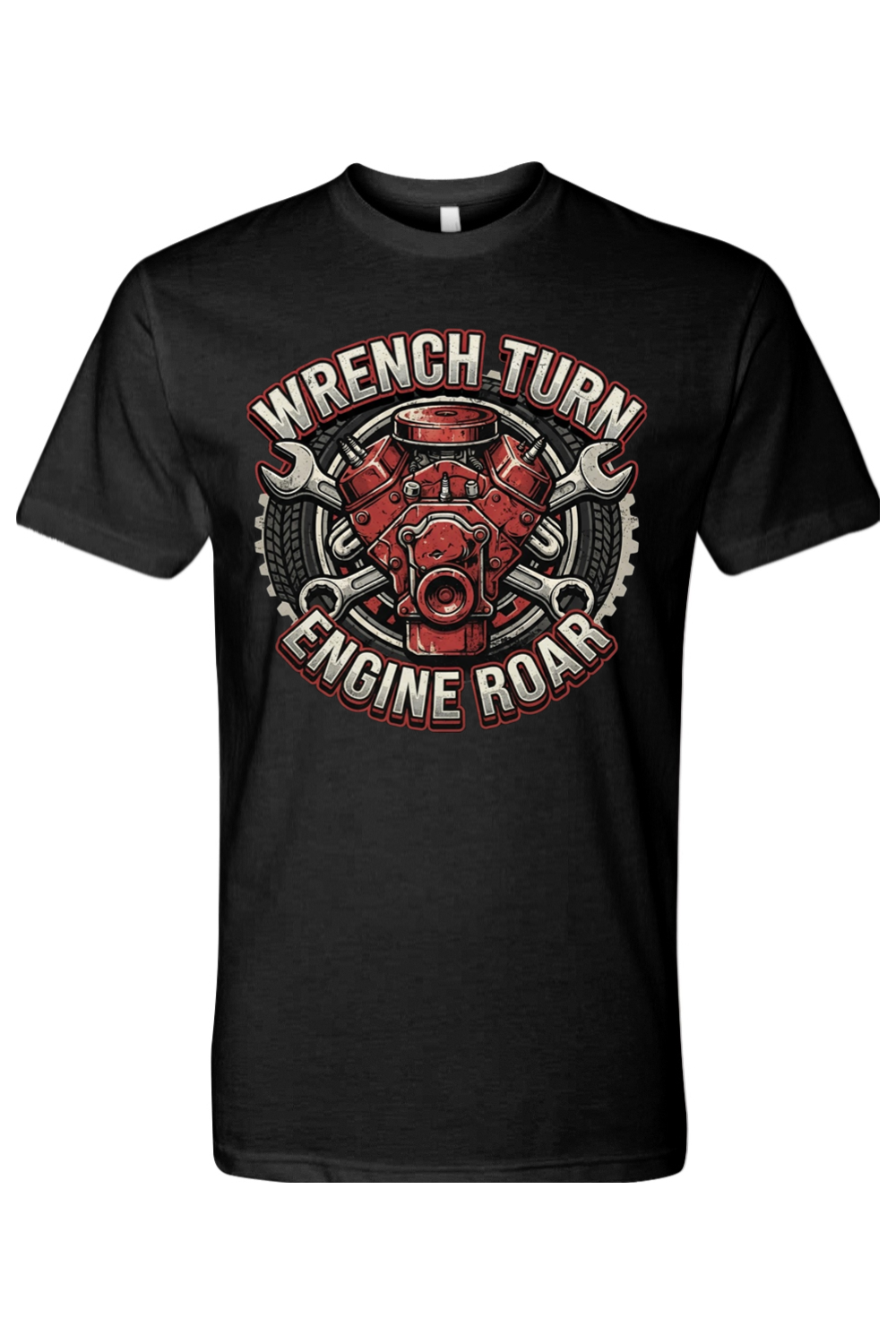 WRENCH TURN - ENGINE ROAR - T-Shirt 2