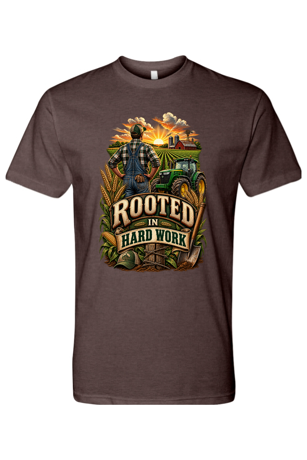 ROOTED IN HARD WORK - T-Shirt 4