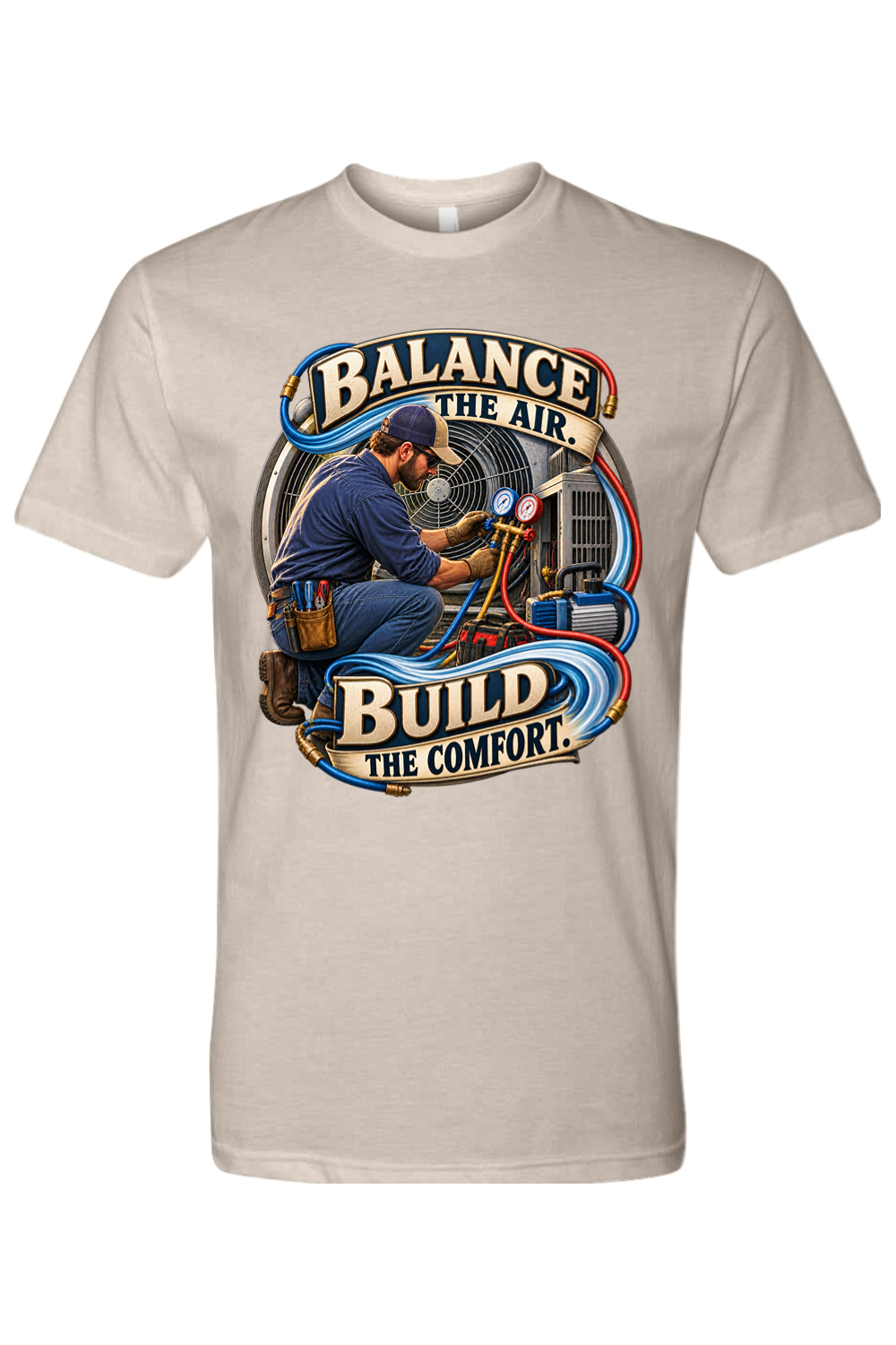 BALANCE THE AIR - BUILD THE COMFORT - T-Shirt 6