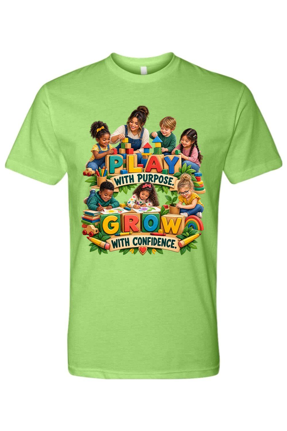 PLAY WITH PURPOSE - GROW WITH CONFIDENCE - T-Shirt 3