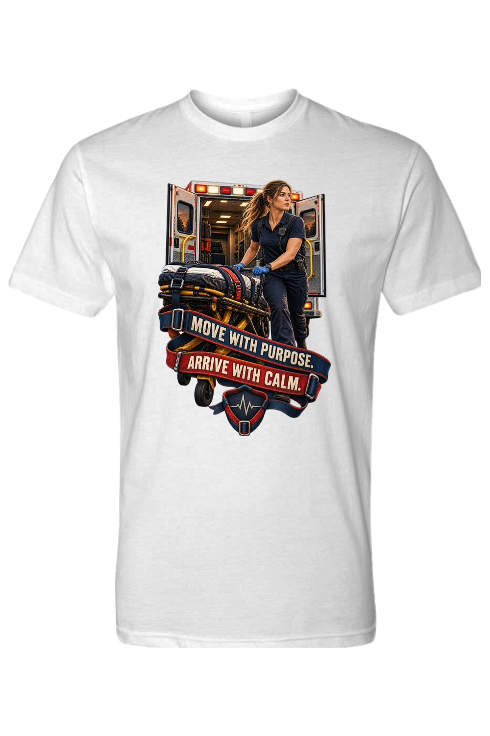 MOVE WITH PURPOSE - ARRIVE WITH CALM - T-Shirt