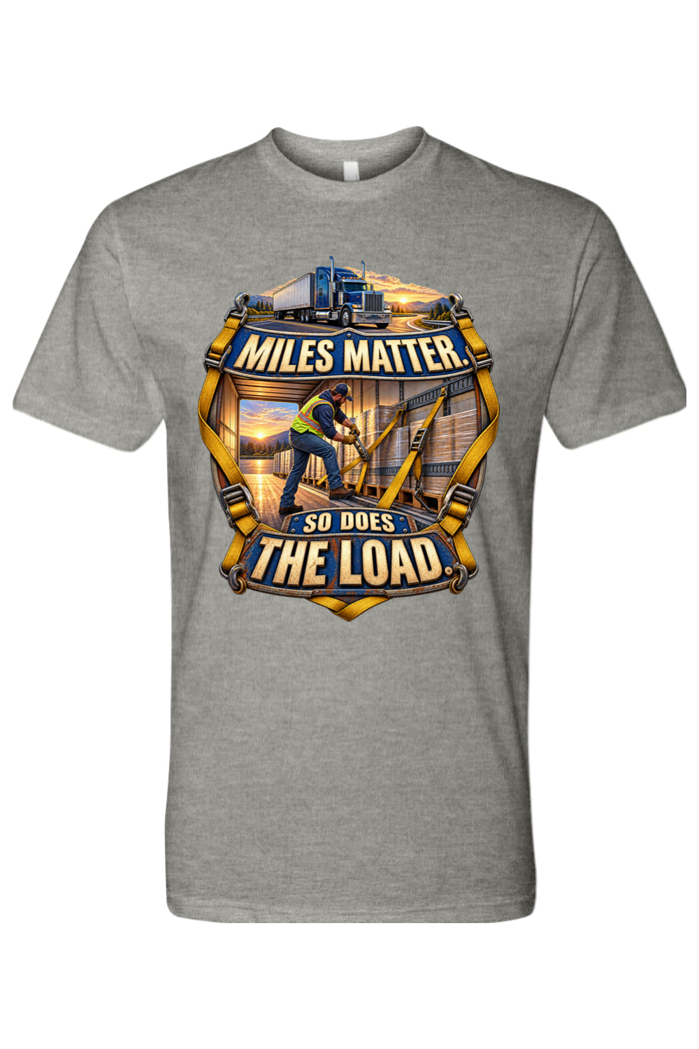 MILES MATTER SO DOES THE LOAD - T-Shirt 3
