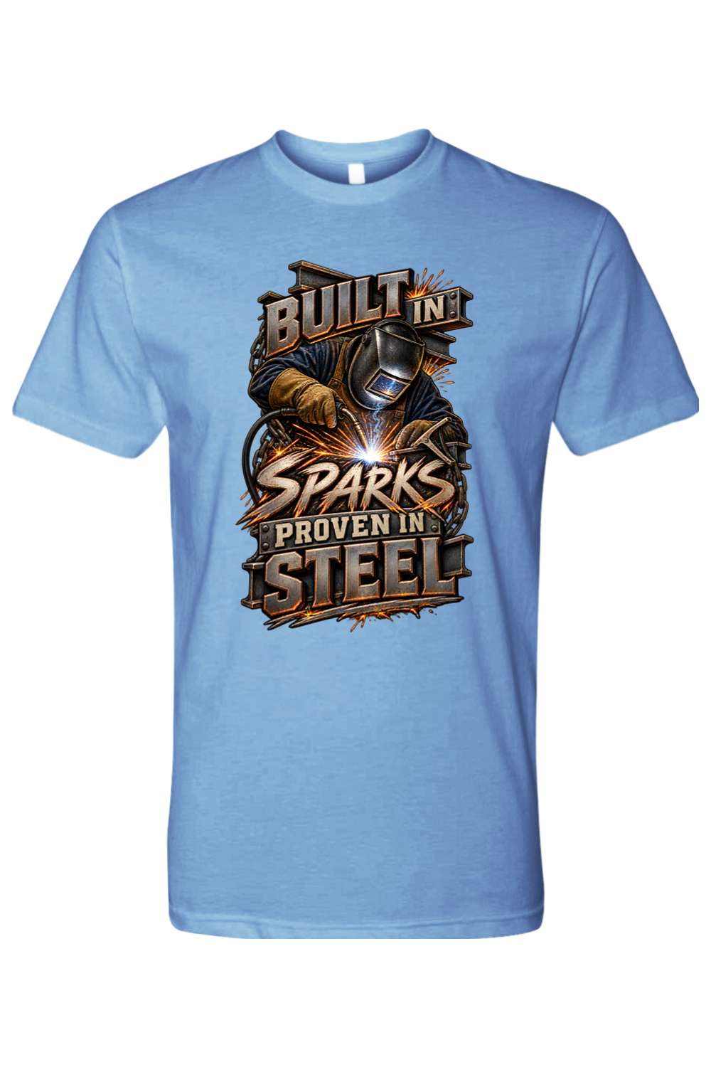 BUILT IN SPARKS - PROVEN IN STEEL - T-Shirt 5