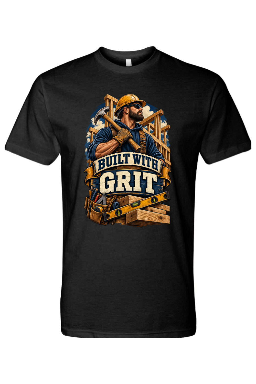BUILT WITH GRIT - T-Shirt 2