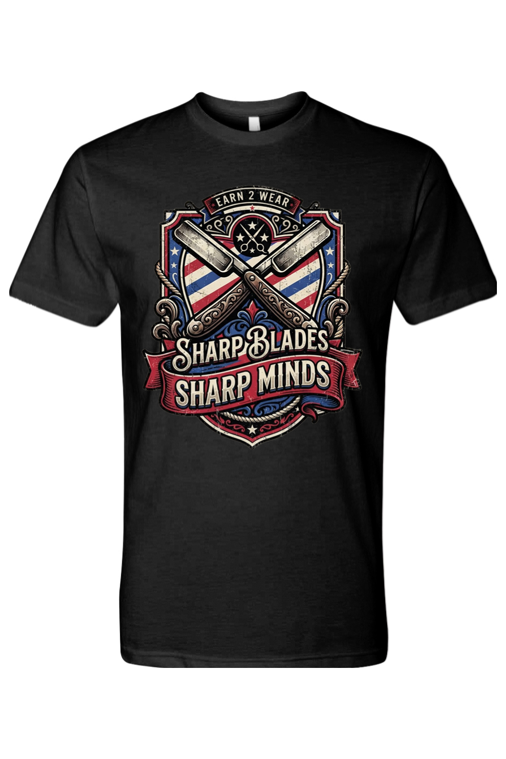 SHARP BLADES SHARP MINDS - T-SHIRT 2
