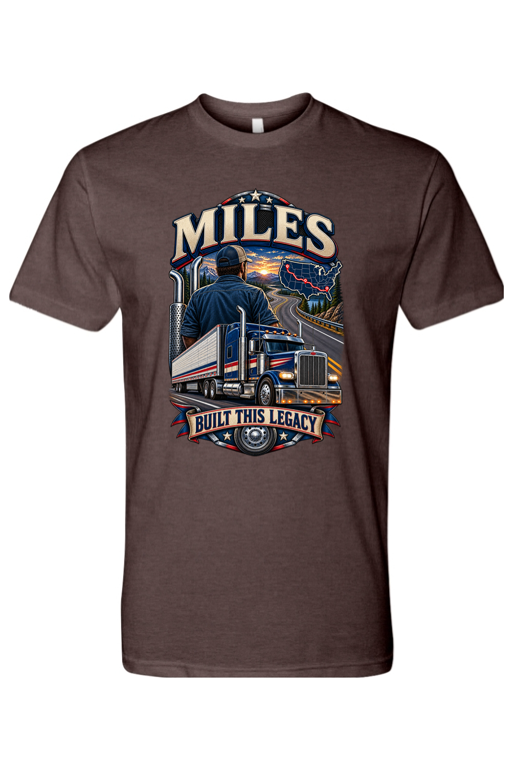 MILES BUILT THIS LEGACY - T-Shirt 4