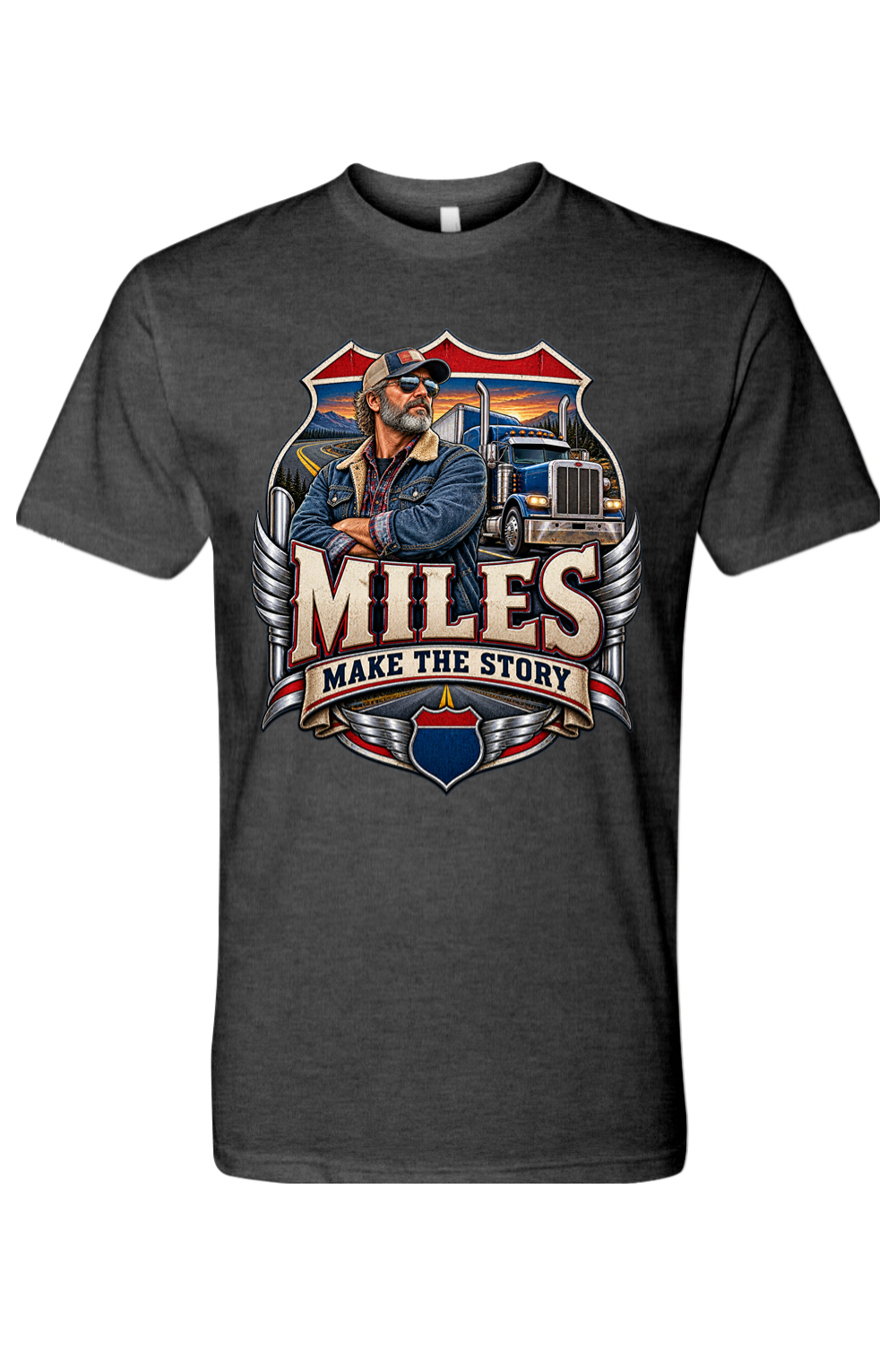 MILES MAKE THE STORY - T-Shirt 3