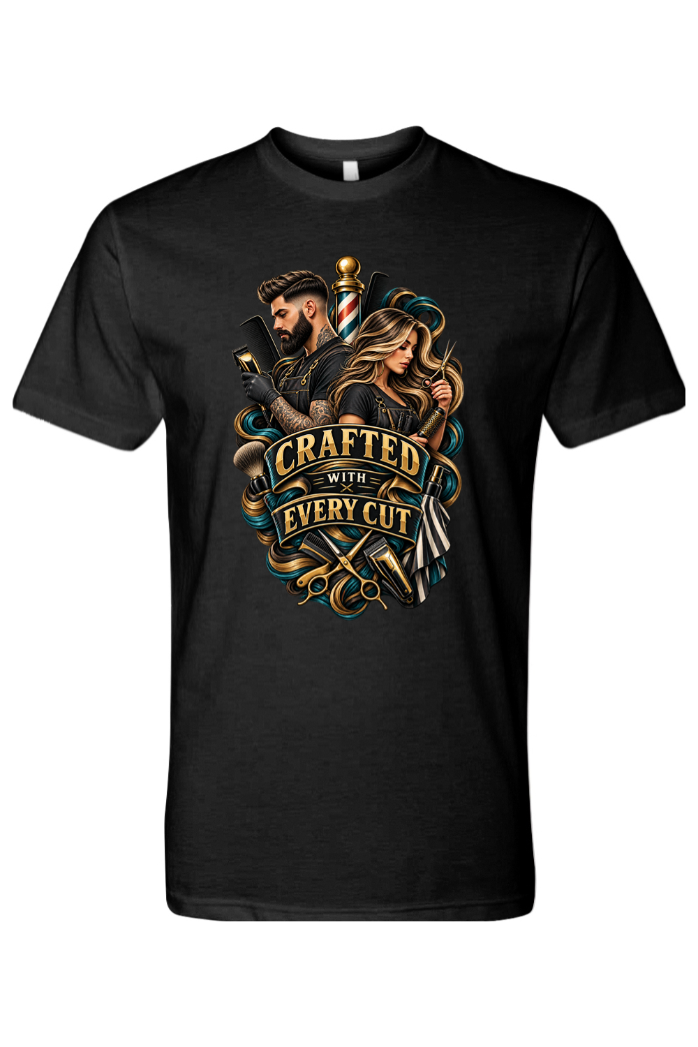 CRAFTED WITH EVERY CUT - T-Shirt 2
