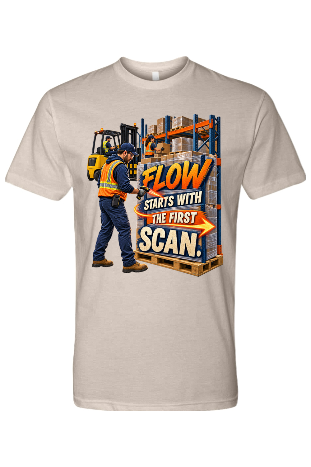 FLOW STARTS WITH THE FIRST SCAN - T-Shirt 6