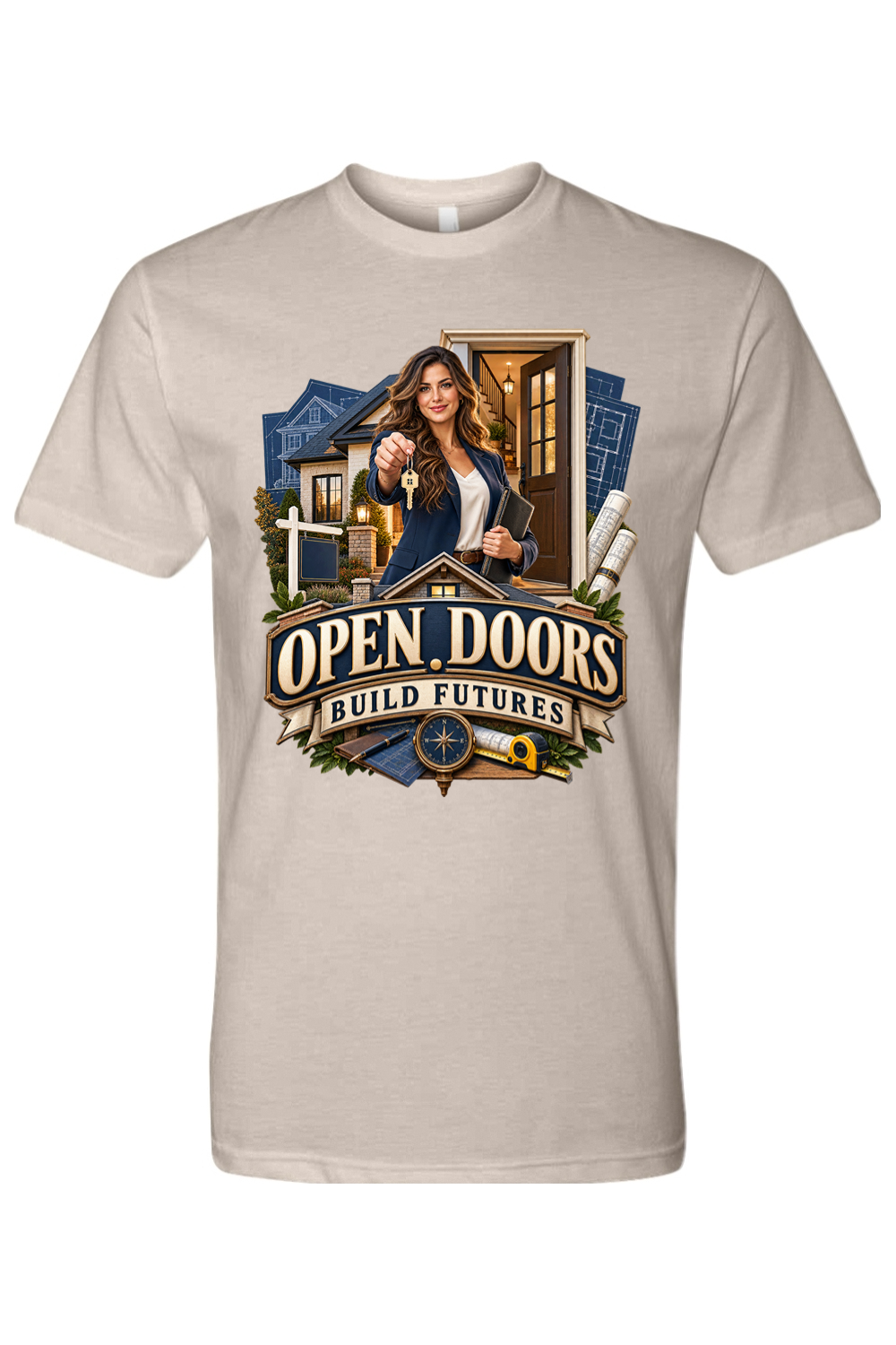 OPEN DOORS  - BUILD FUTURES - T-Shirt 9
