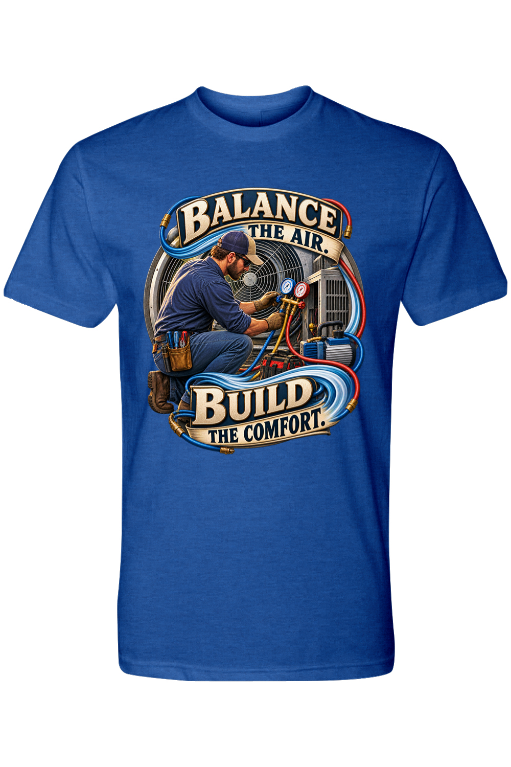 BALANCE THE AIR - BUILD THE COMFORT - T-Shirt 7