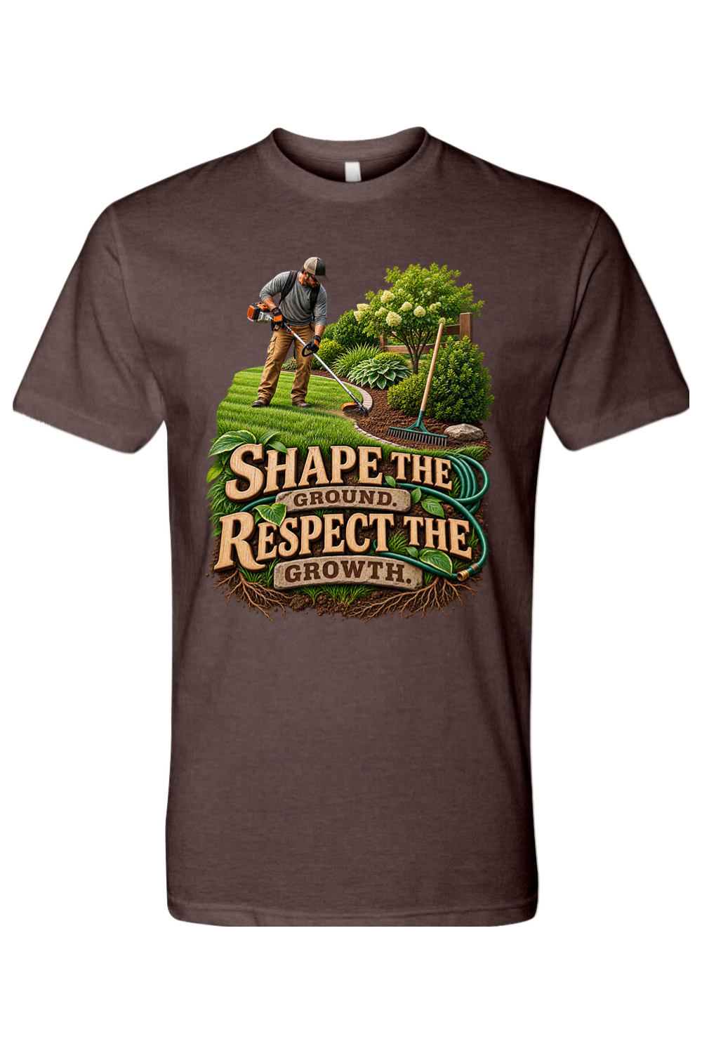 SHAPE THE GROUND - RESPECT THE GROWTH - T-Shirt 4