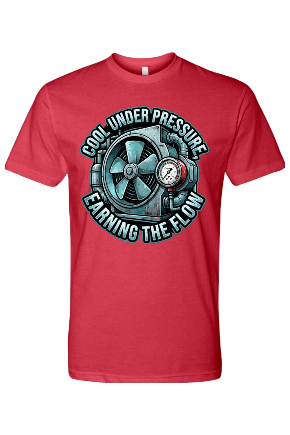 COOL UNDER PRESSURE - EARNING THE FLOW - T-Shirt 5