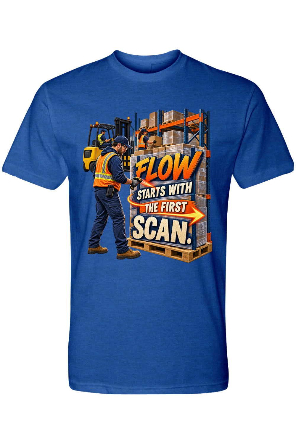 FLOW STARTS WITH THE FIRST SCAN - T-Shirt 7