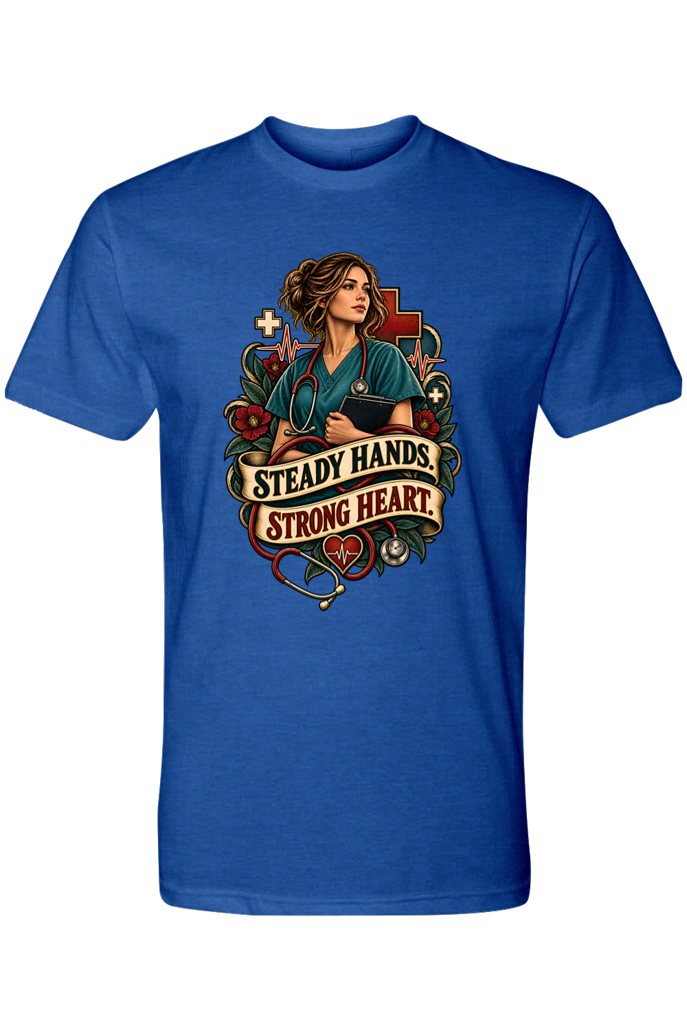STEADY HANDS - STRONG HEART - T-Shirt 9
