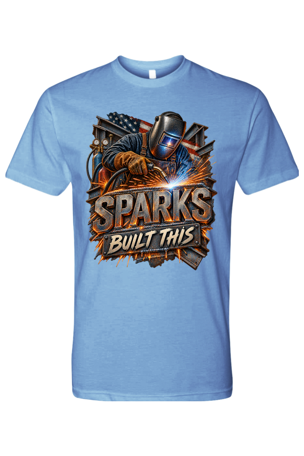 SPARKS BUILT THIS - T-Shirt 7