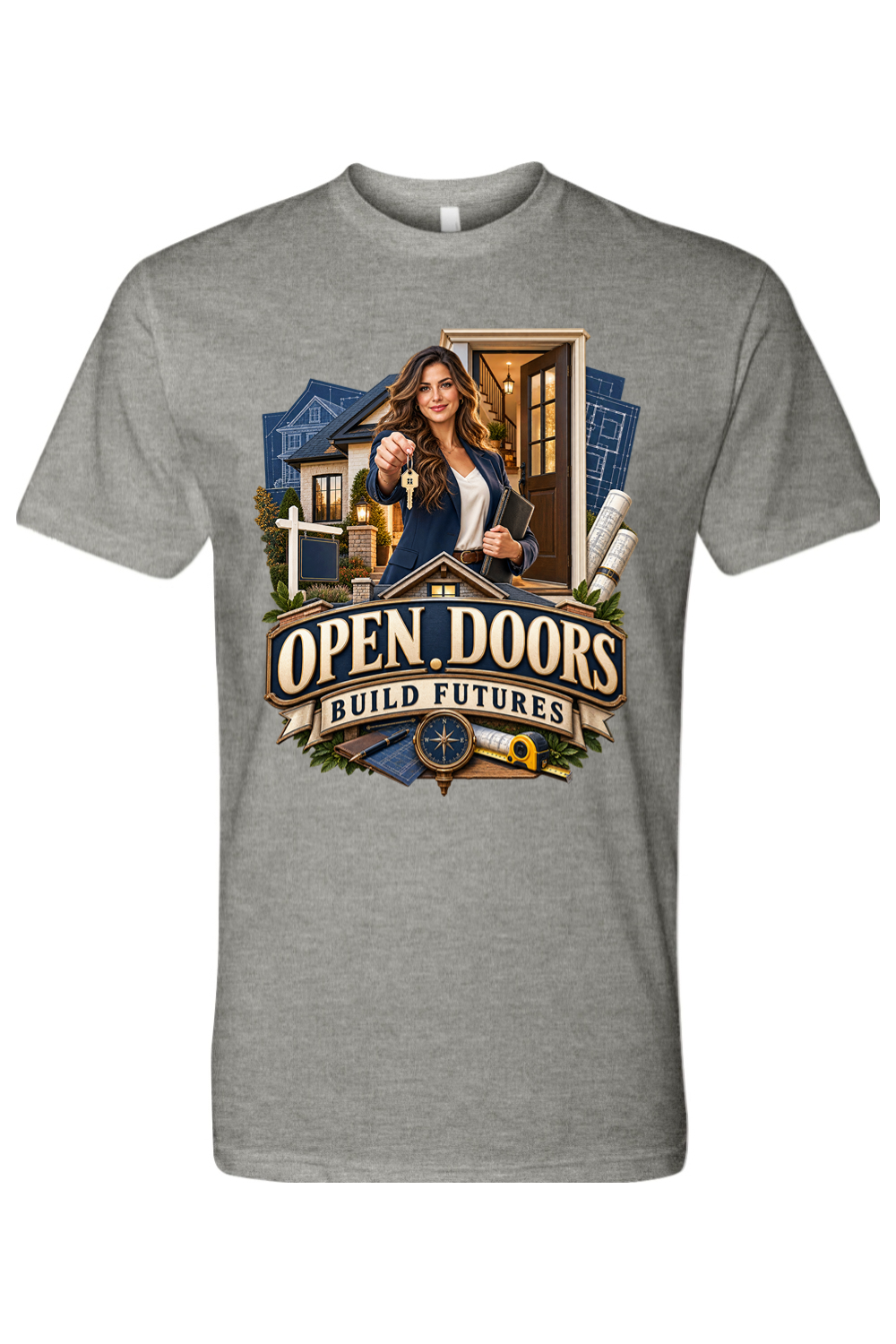 OPEN DOORS  - BUILD FUTURES - T-Shirt 4