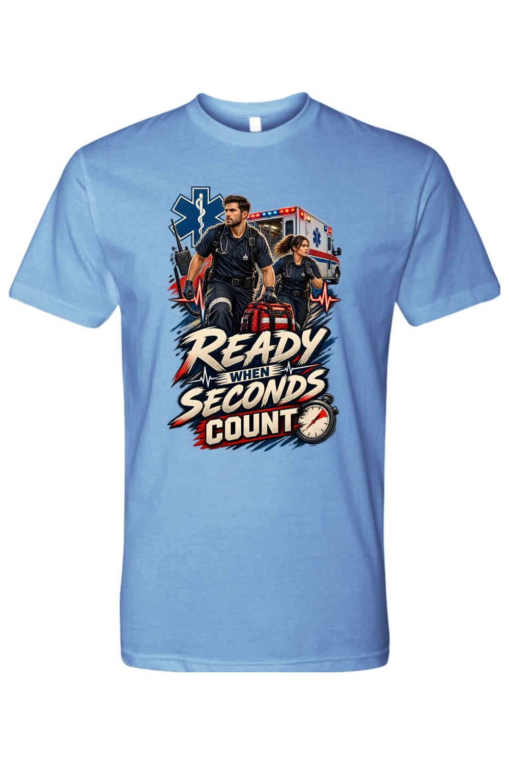 READY WHEN SECONDS COUNT - T-Shirt 4
