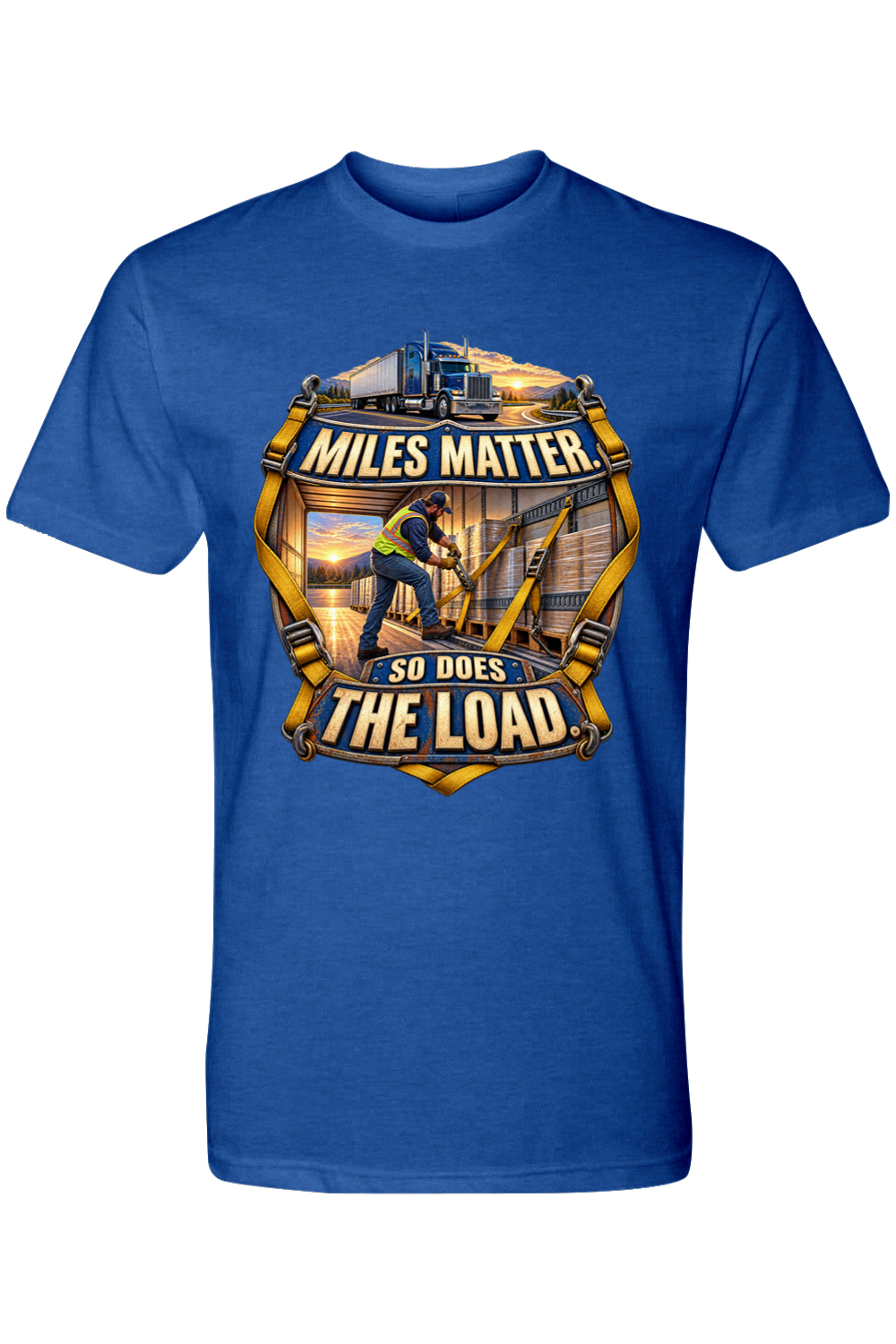 MILES MATTER SO DOES THE LOAD - T-Shirt 7
