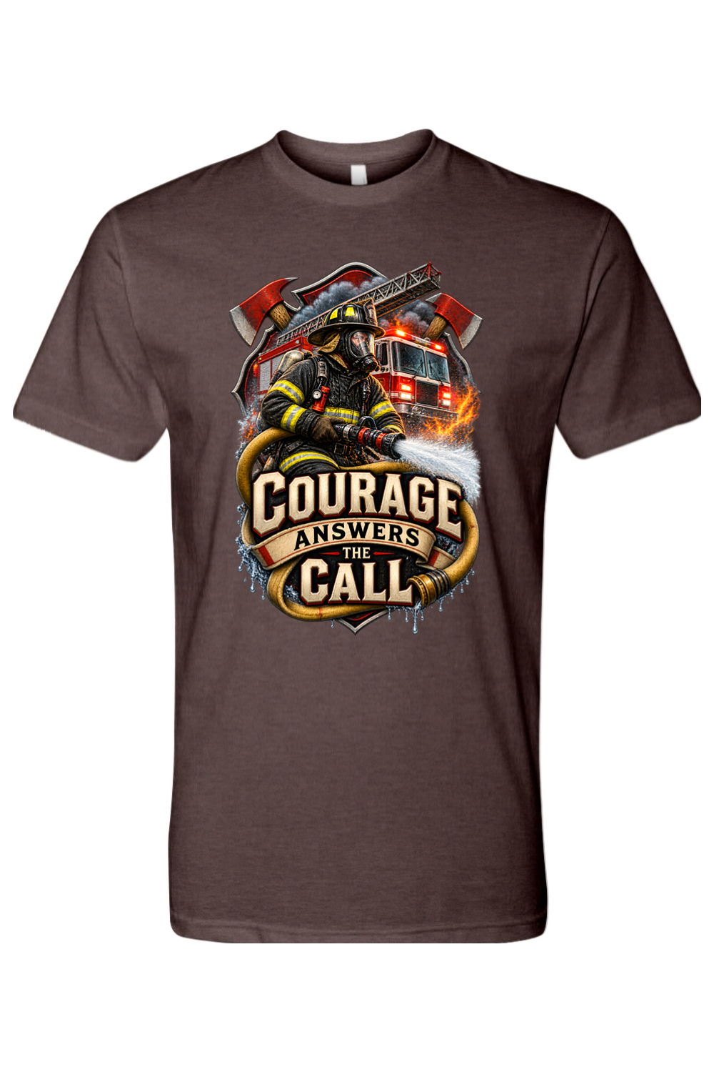 COURAGE ANSWERS THE CALL - T-Shirt  4