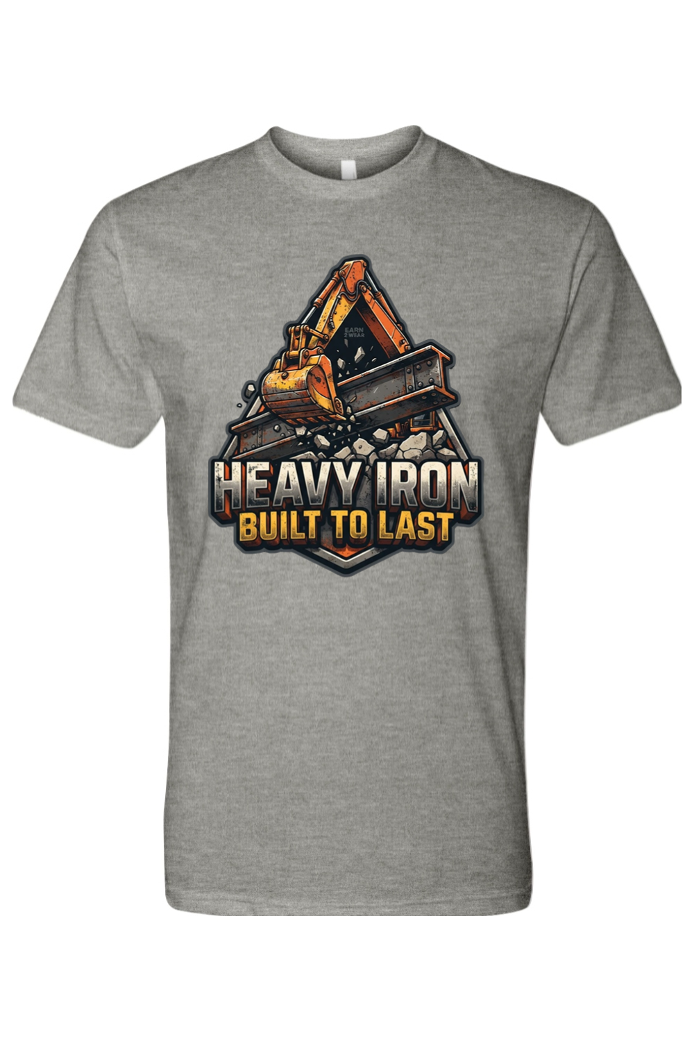 HEAVY IRON BUILT TO LAST - T-SHIRT 4