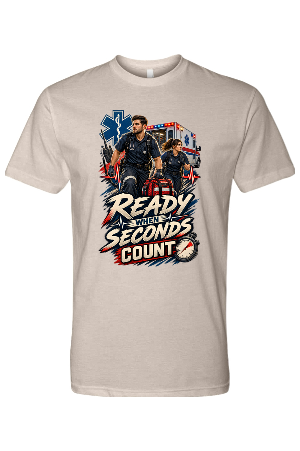READY WHEN SECONDS COUNT - T-Shirt 6