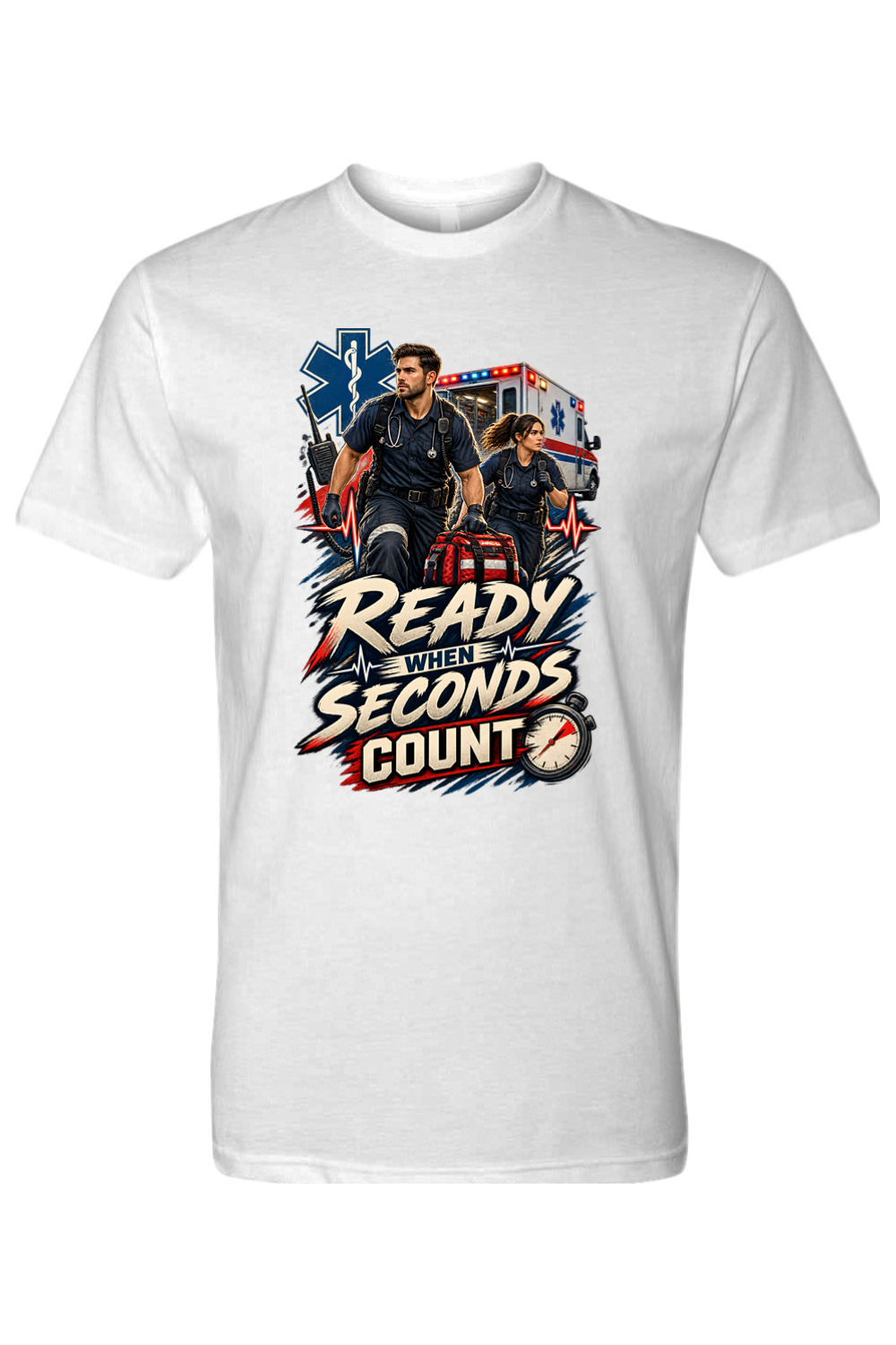 READY WHEN SECONDS COUNT - T-Shirt
