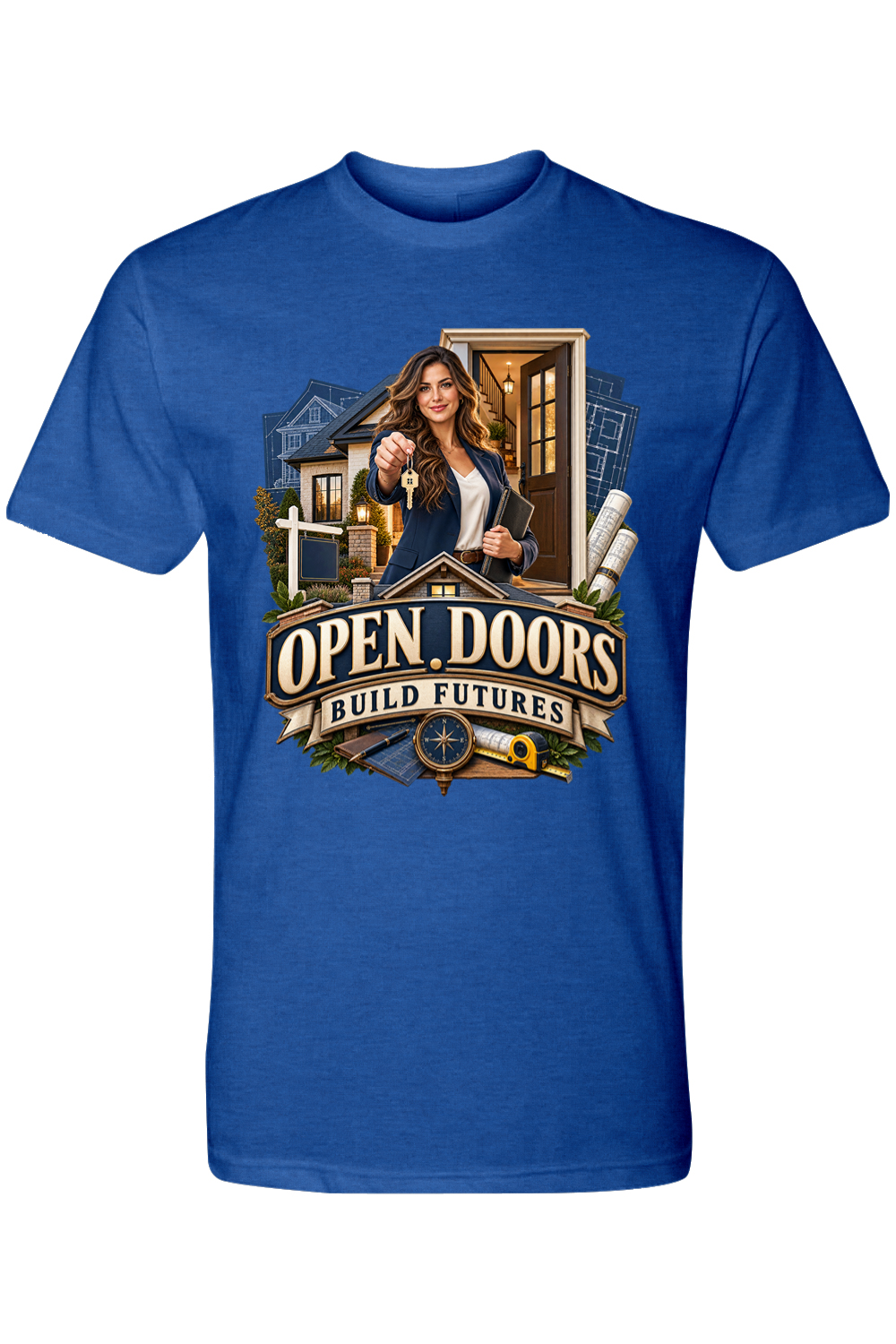 OPEN DOORS  - BUILD FUTURES - T-Shirt 10