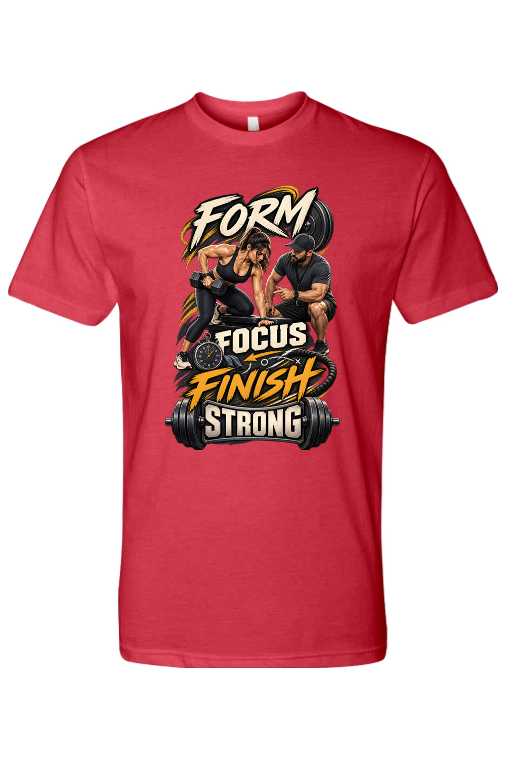 FORM FOCUS FINISH STRONG - T-Shirt  6