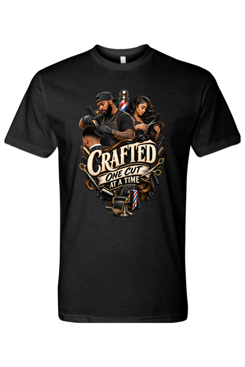 CRAFTED ONE CUT AT A TIME - T-Shirt 2