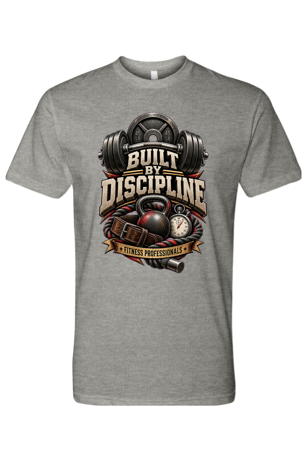 BUILT BY DISCIPLINE - T-Shirt 4