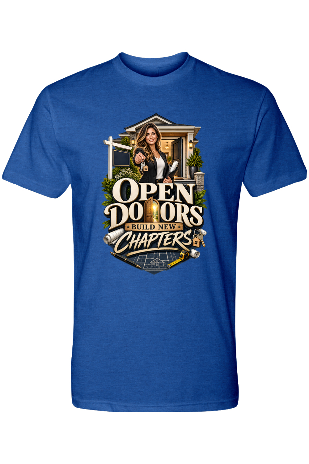 OPEN DOORS BUILD NEW CHAPTERS - T-Shirt  8