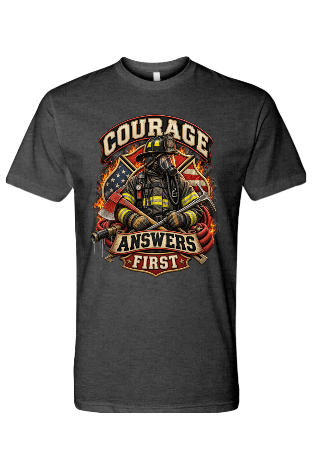 COURAGE ANSWERS FIRST - T-Shirt 3