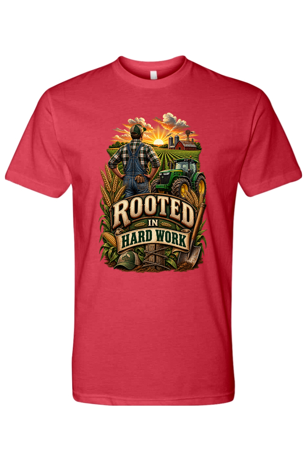 ROOTED IN HARD WORK - T-Shirt 7