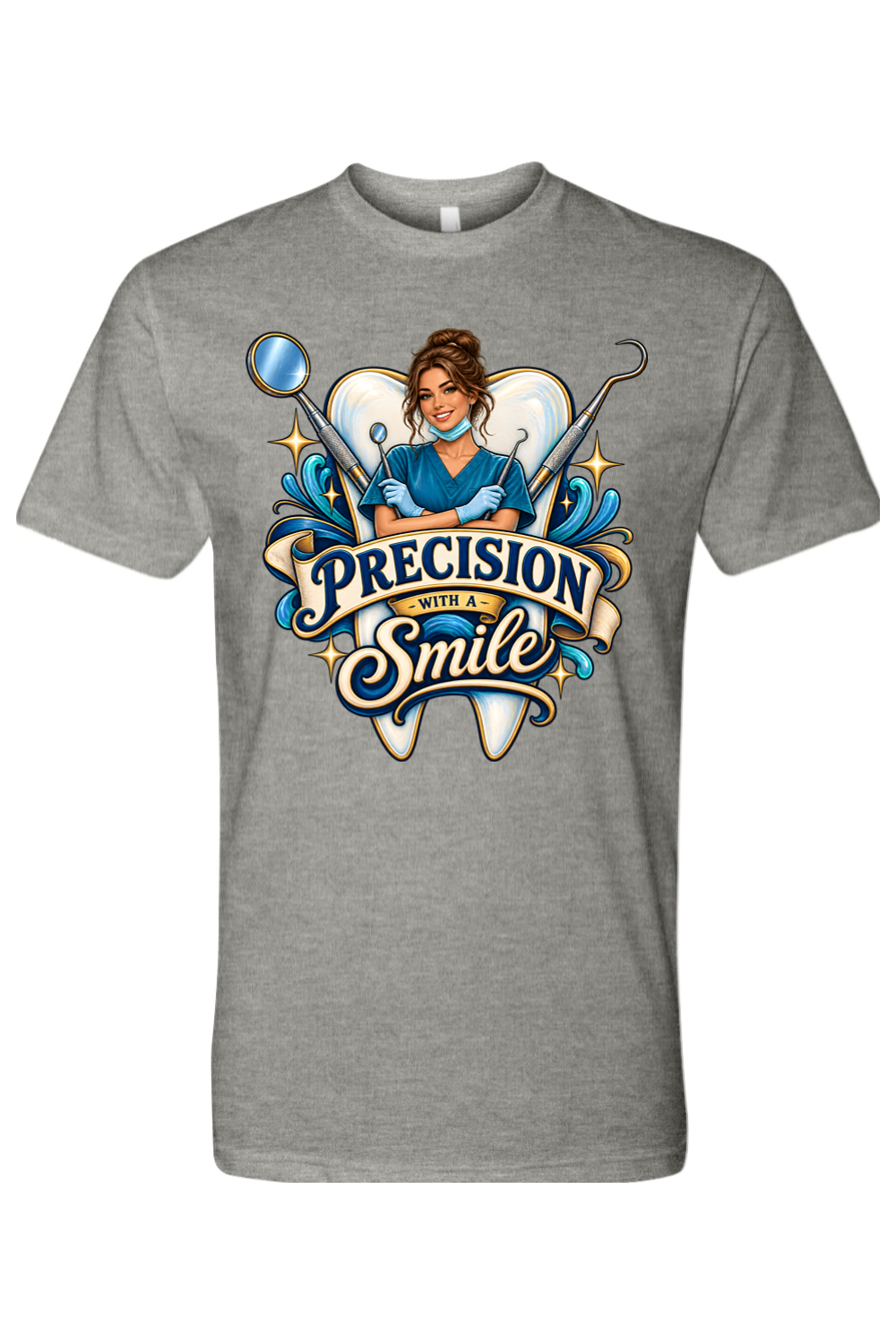 PRECISION WITH A SMILE - T-Shirt 4