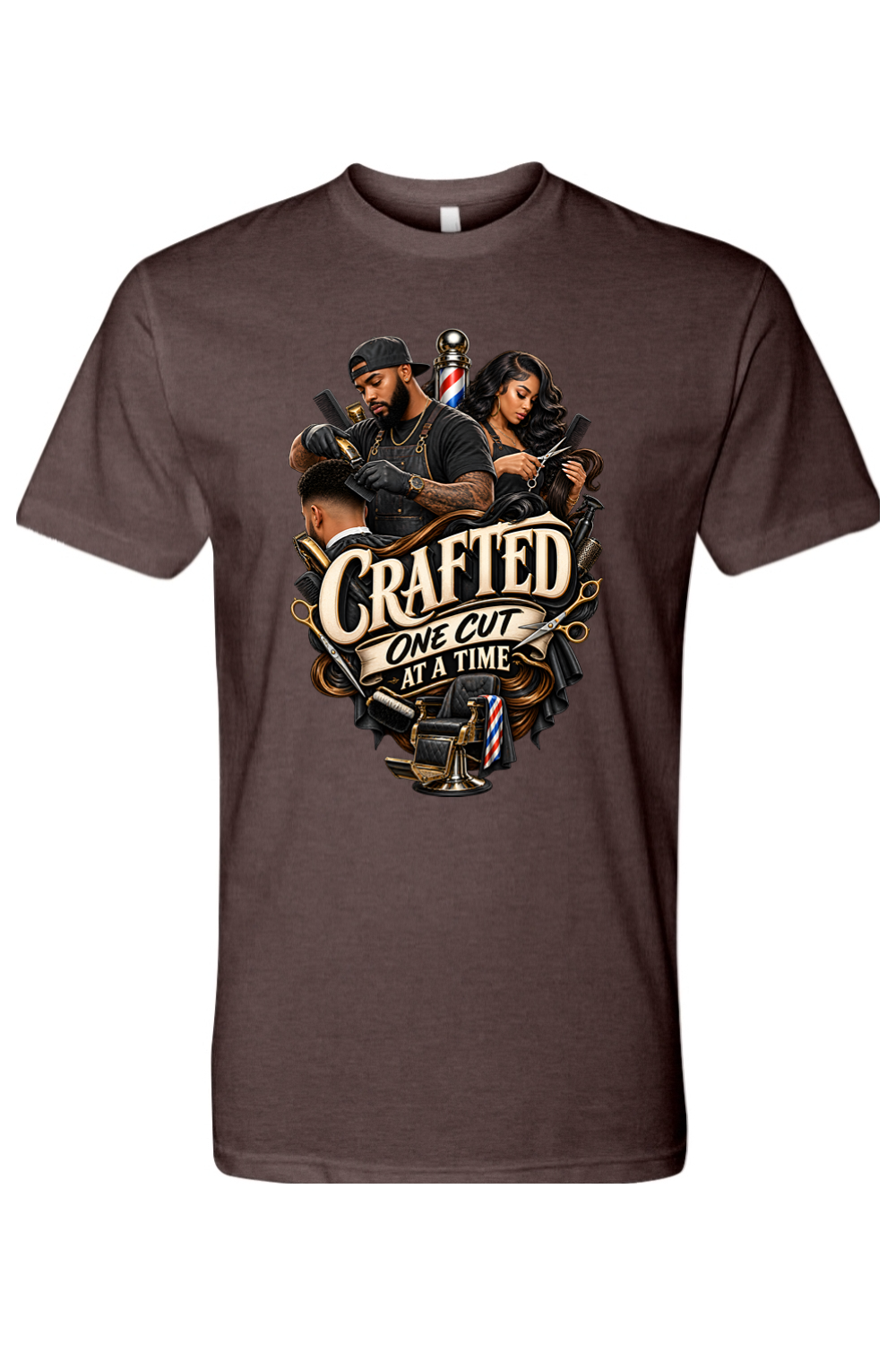 CRAFTED ONE CUT AT A TIME - T-Shirt 4
