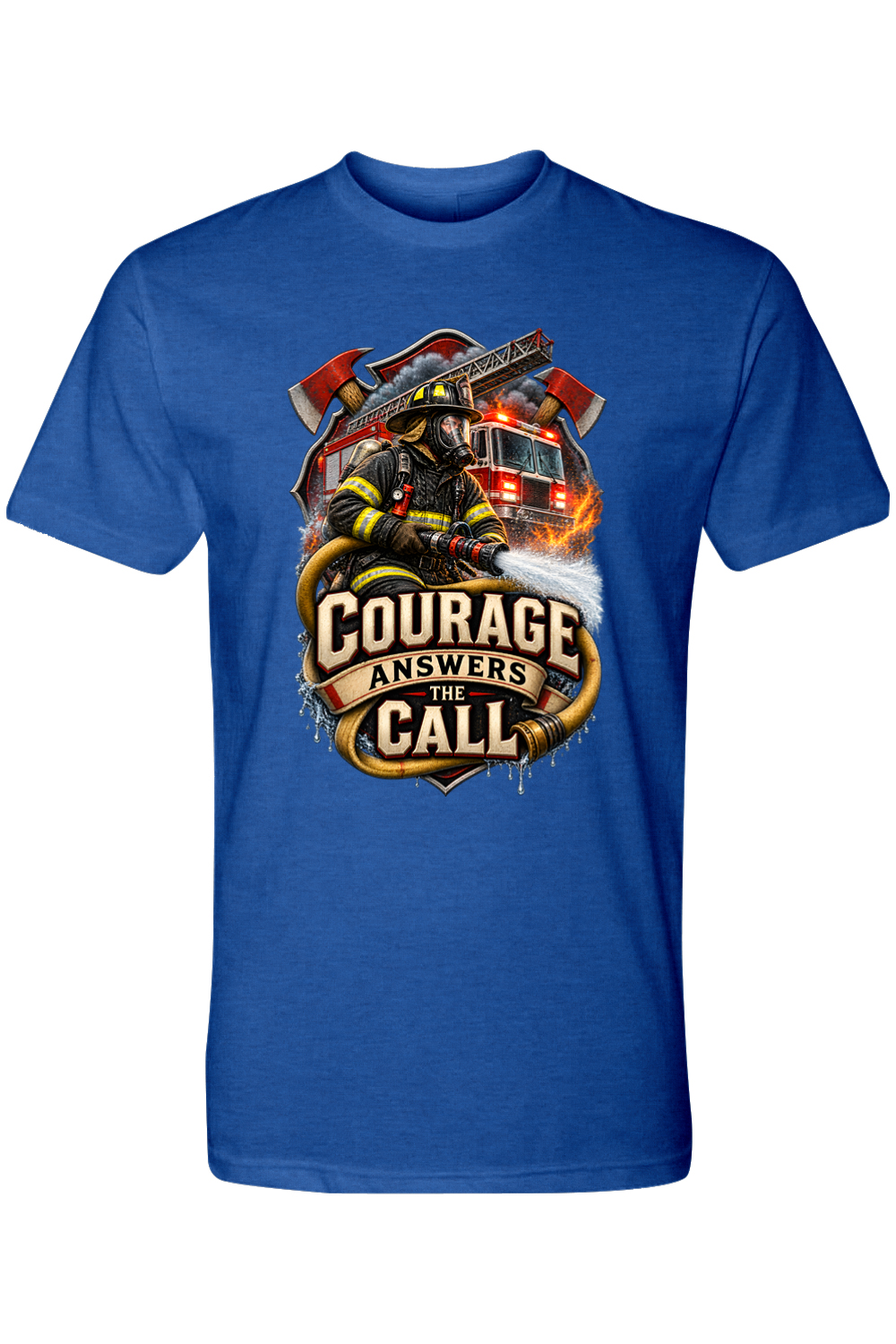 COURAGE ANSWERS THE CALL - T-Shirt  8