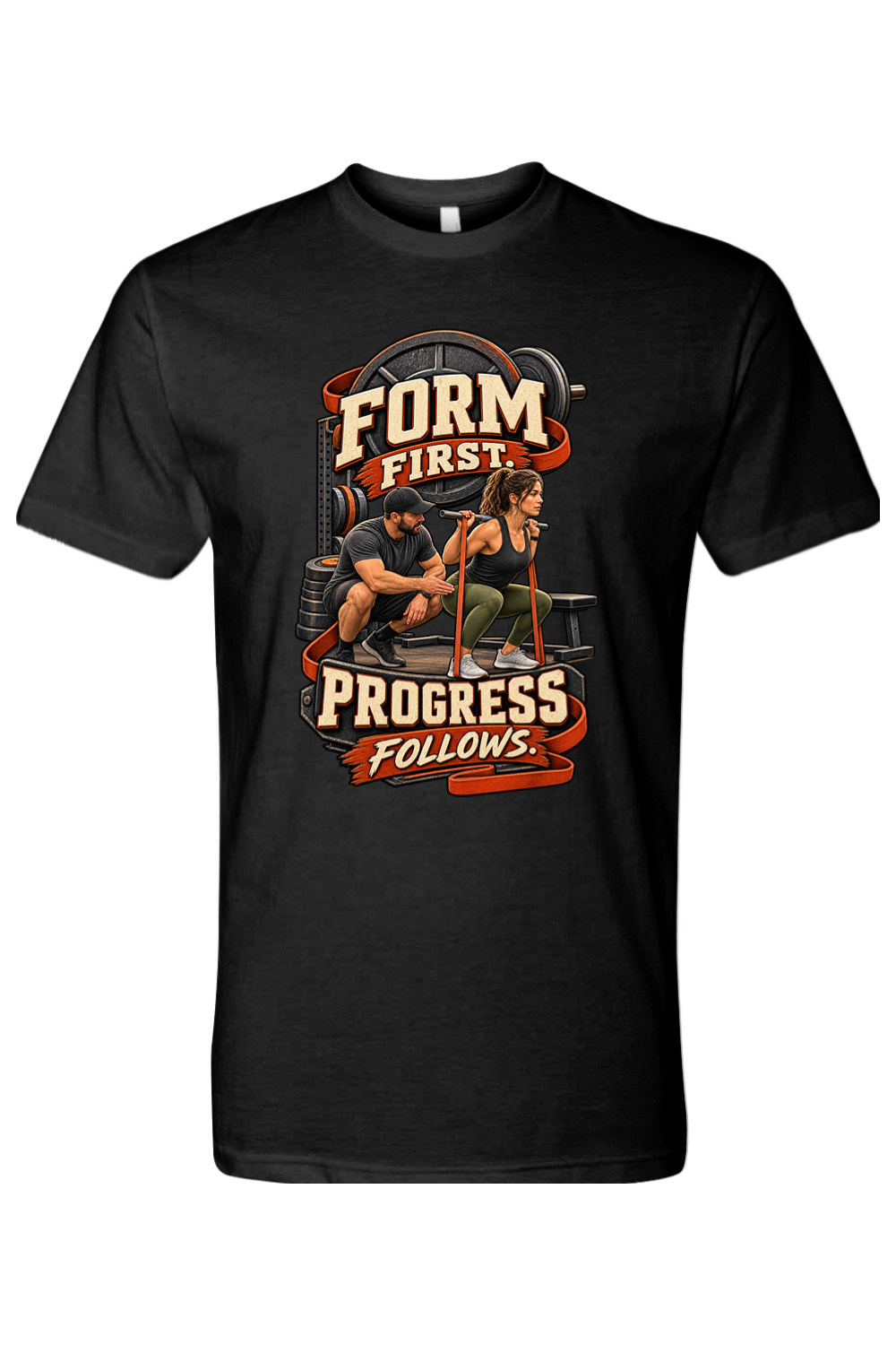 FORM FIRST. PROGRESS FOLLOWS - T-Shirt 2