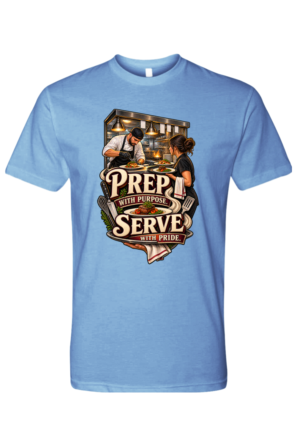 PREP WITH PURPOSE. SERVE WITH PRIDE - T-Shirt 4