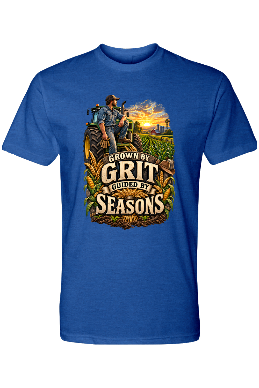 GROWN BY GRIT - GUIDED BY SEASONS - T-Shirt 8