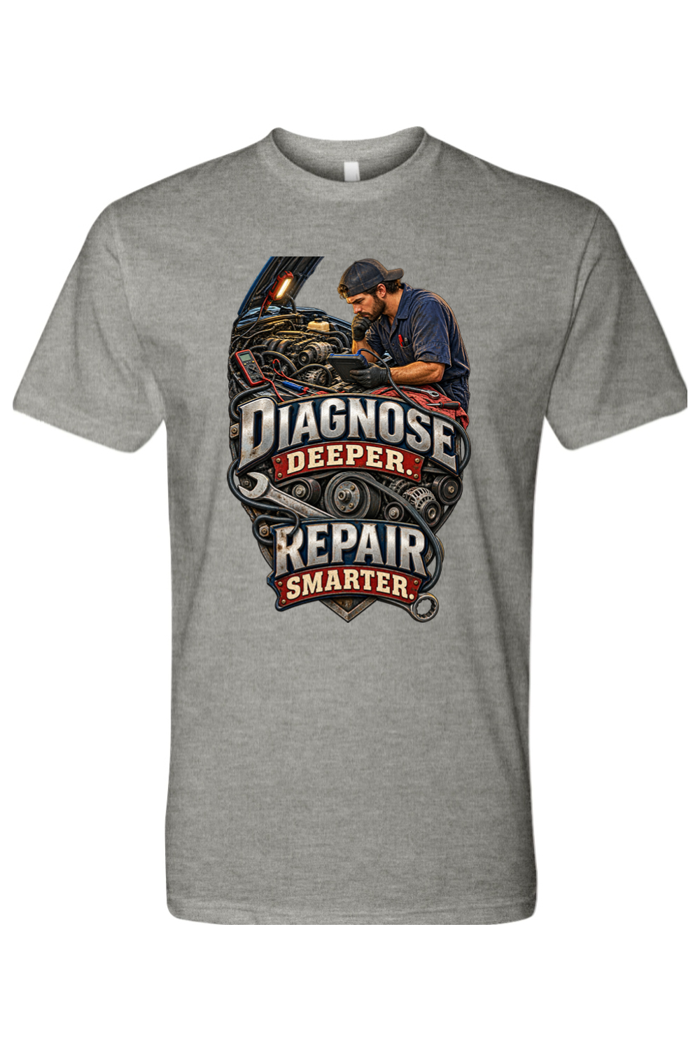 DIAGNOSE DEEPER - REPAIR SMARTER - T-Shirt 4
