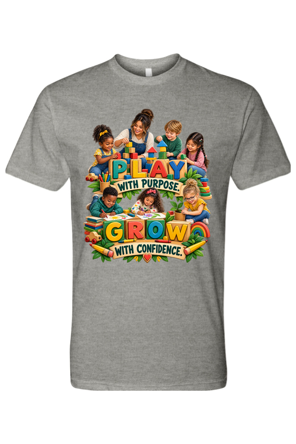 PLAY WITH PURPOSE - GROW WITH CONFIDENCE - T-Shirt 5