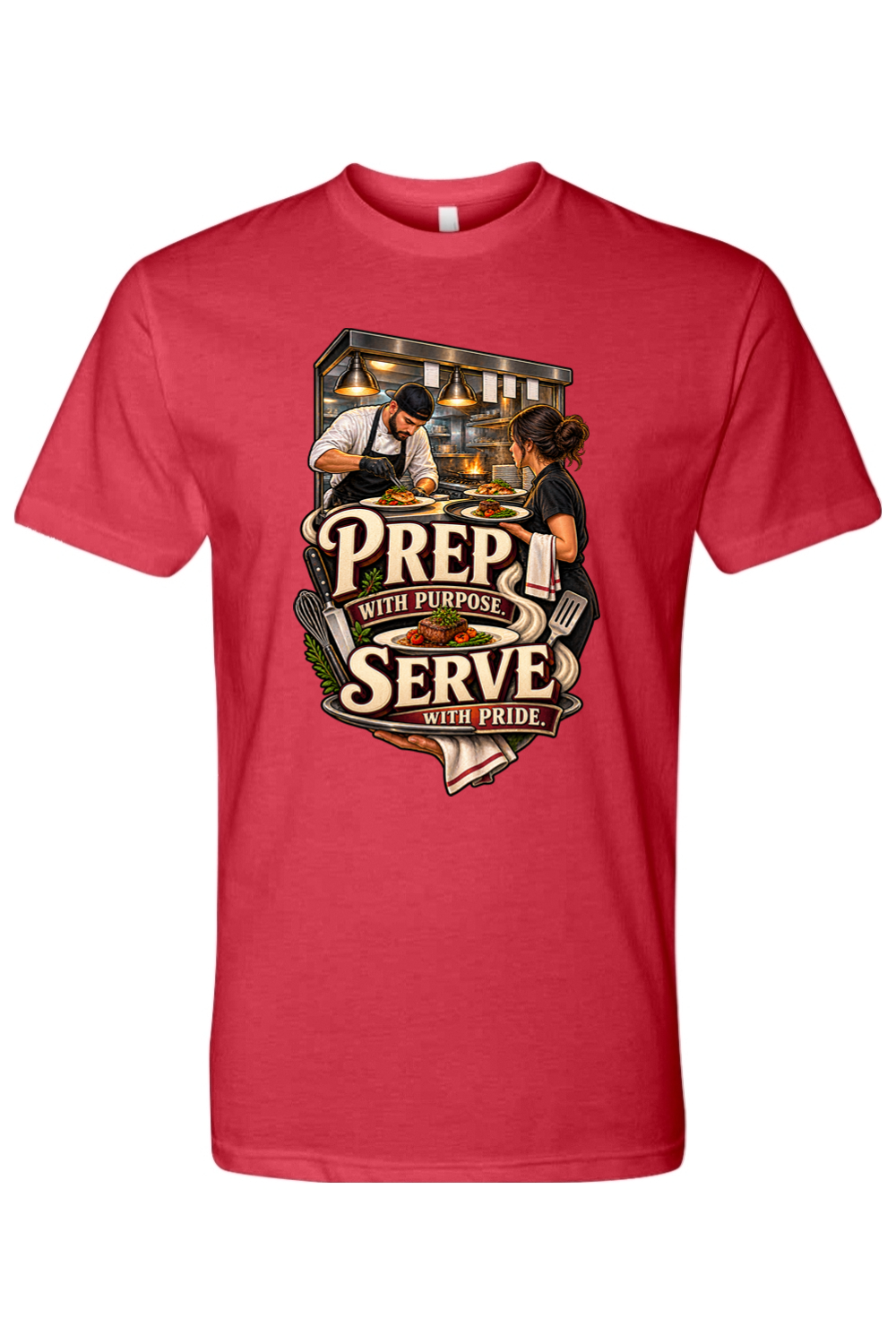 PREP WITH PURPOSE. SERVE WITH PRIDE - T-Shirt 5
