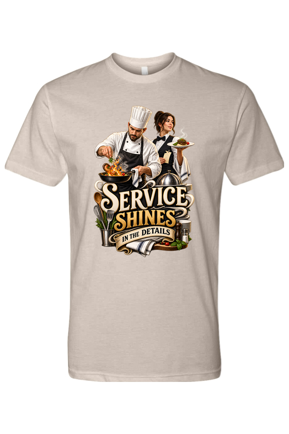 SERVICE SHINES IN THE DETAILS - T-Shirt  7