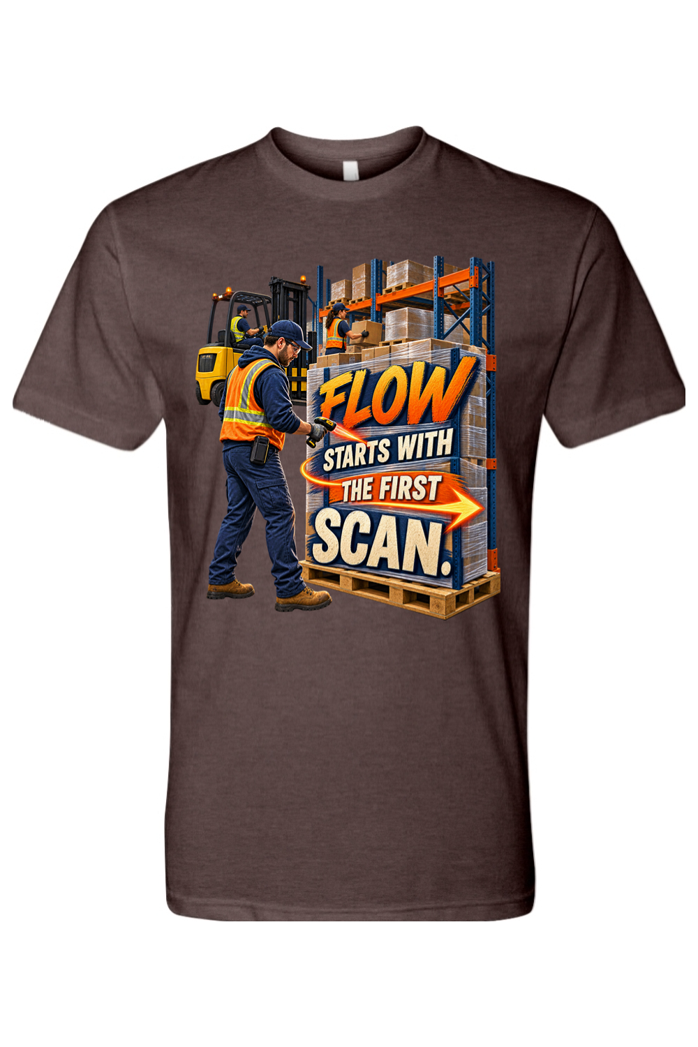 FLOW STARTS WITH THE FIRST SCAN - T-Shirt 4