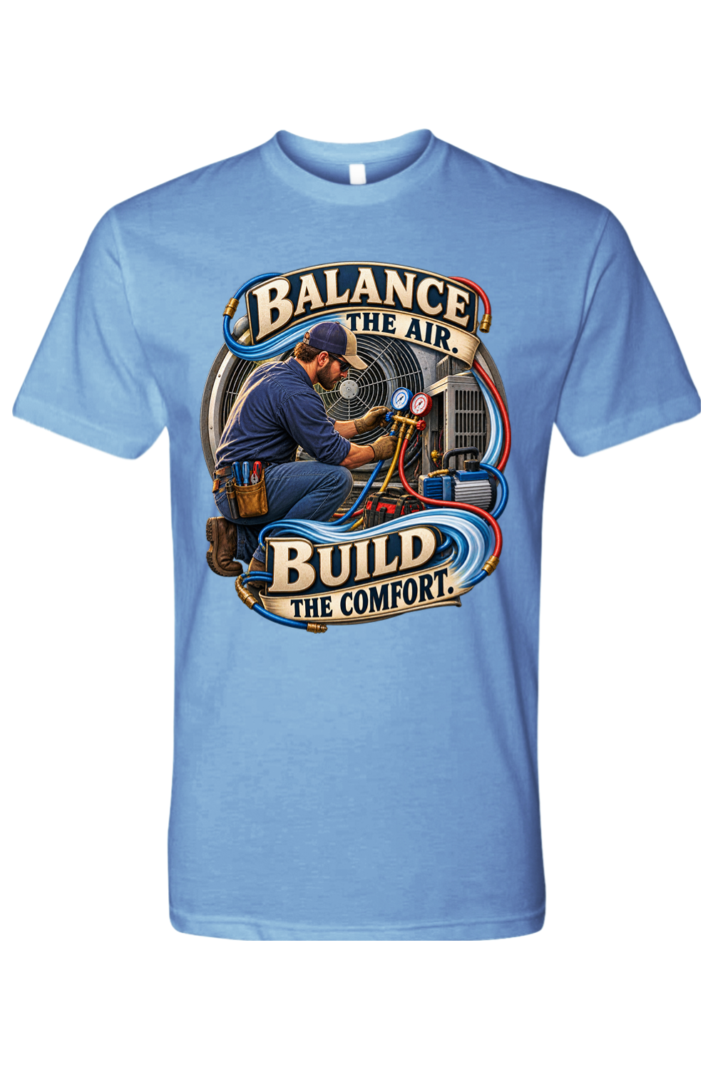 BALANCE THE AIR - BUILD THE COMFORT - T-Shirt 5