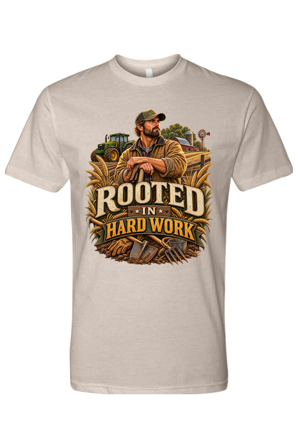 ROOTED IN HARD WORK - T-Shirt 9